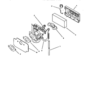Engine Assembly 3 Diagram and Parts List for 10227 7900001 AND UP Lawn Boy Lawn Mower
